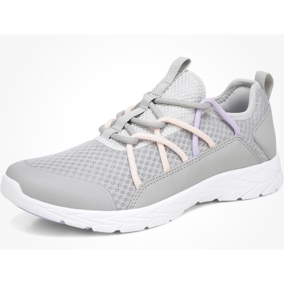 Vionic‎ Zeliya Sneakers Women's 10 Gray Multicolor Lace Loops 42 - Picture 1 of 9